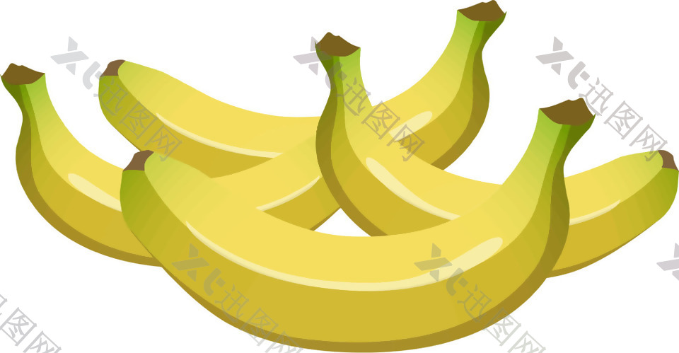 手绘水果香蕉元素