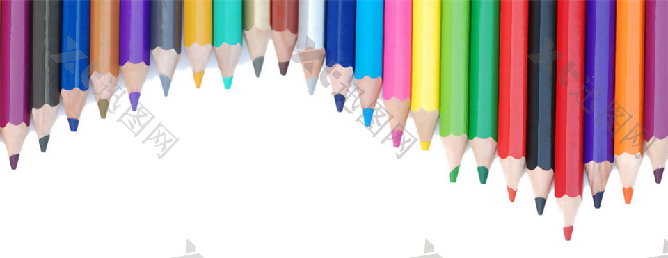 漂亮系列彩色铅笔免抠png透明素材
