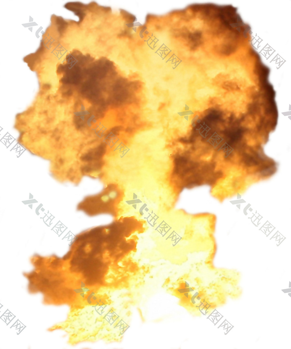 爆炸大火图片免抠png透明素材