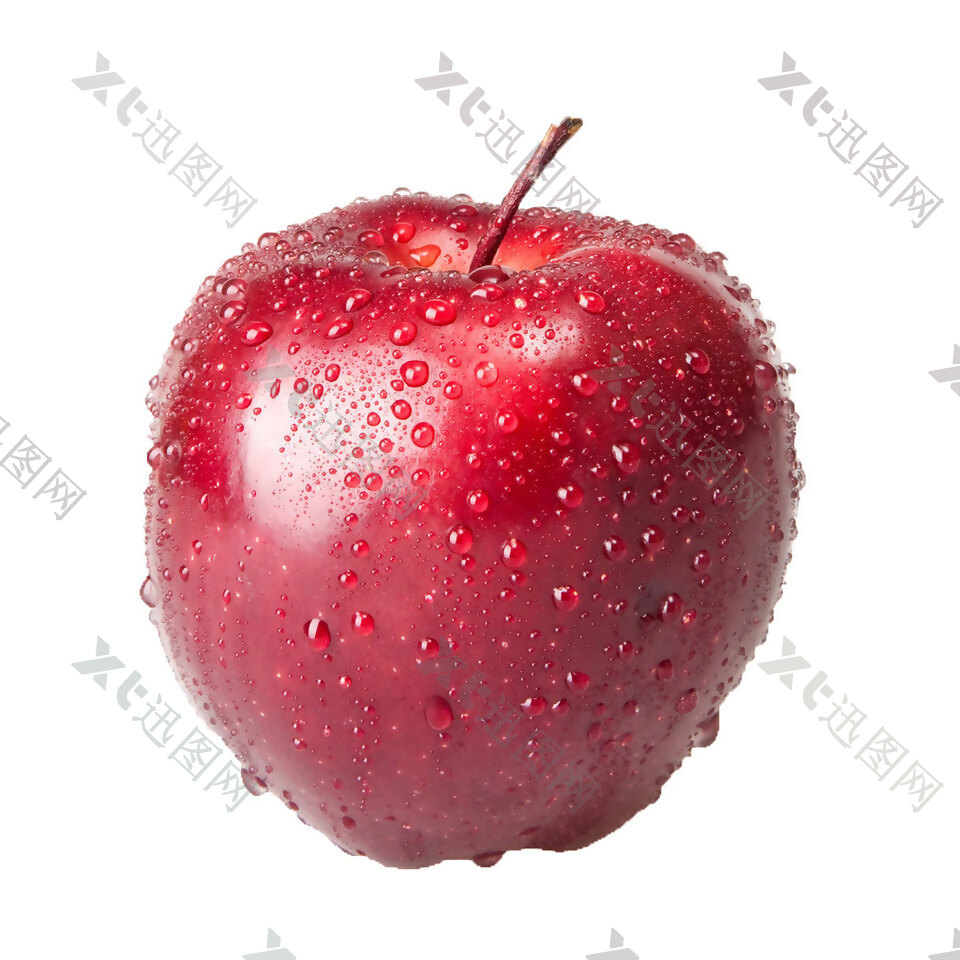 红色苹果png元素素材