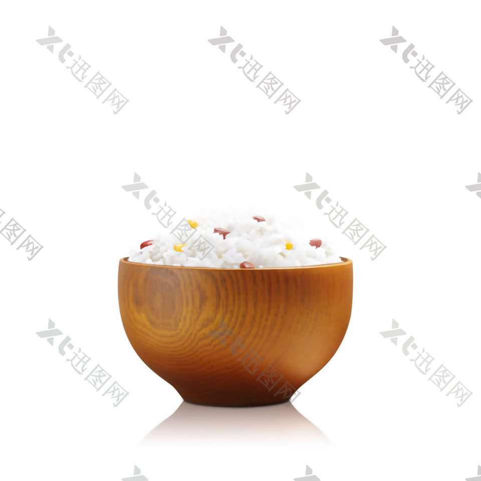 一碗营养米饭png元素素材