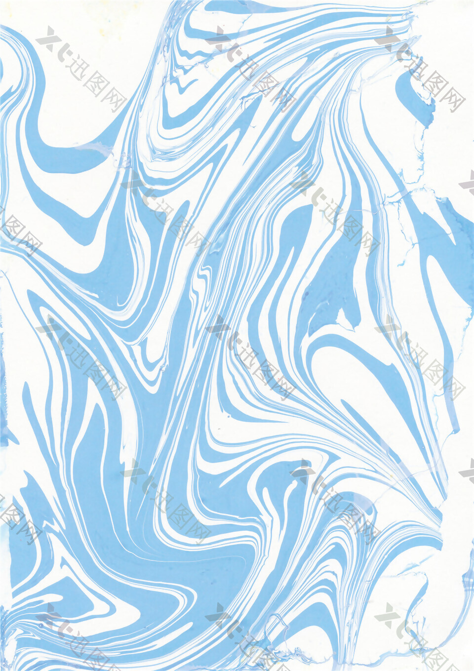 海洋气息清新蓝色波纹纹理壁纸图案装饰设计