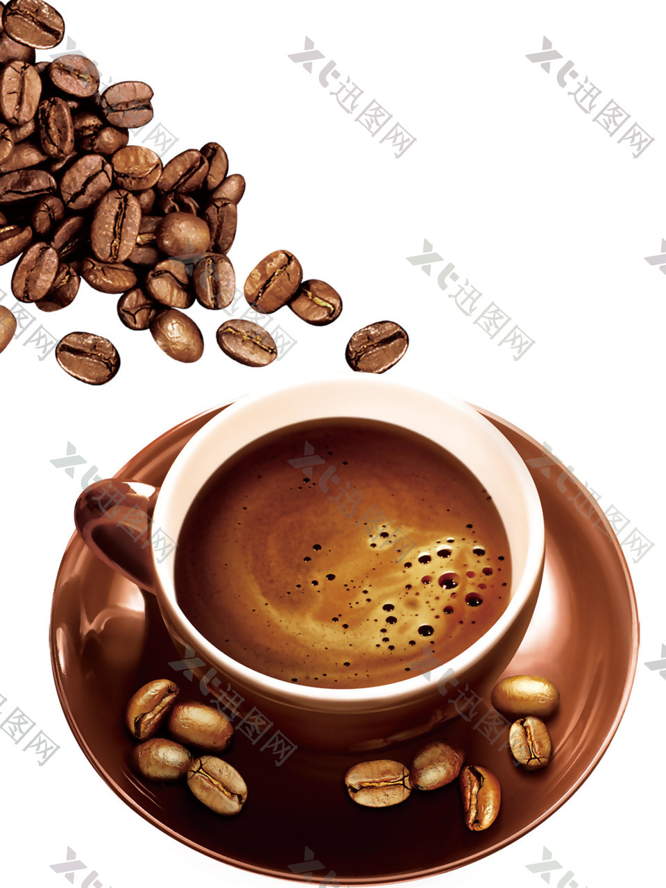 咖啡豆设计元素