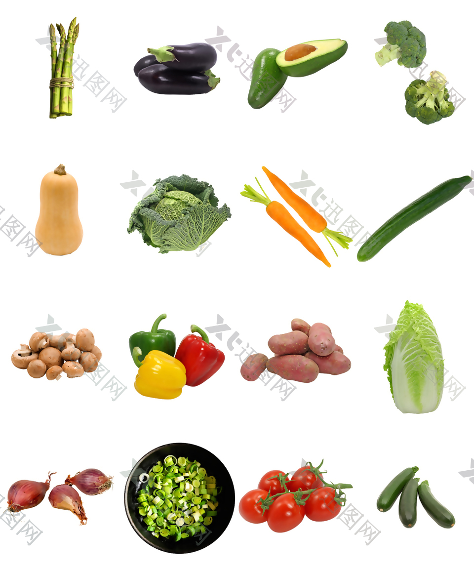 厨房里的蔬菜插画