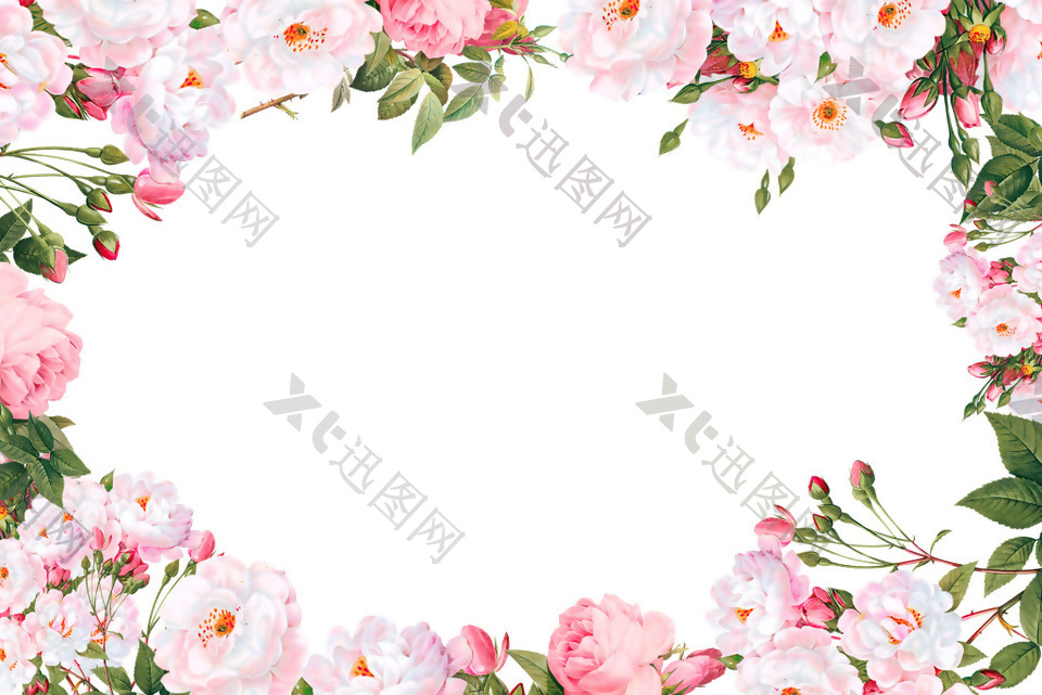 粉色玫瑰花朵png元素素材