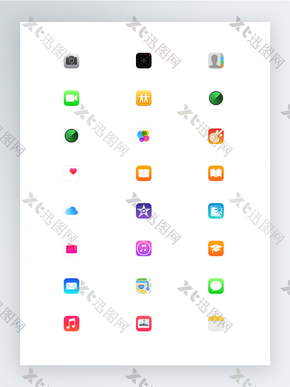 苹果iOS9系统图标合集
