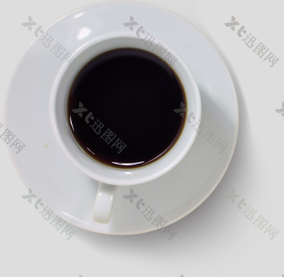 圆形杯子装的咖啡免抠psd透明素材