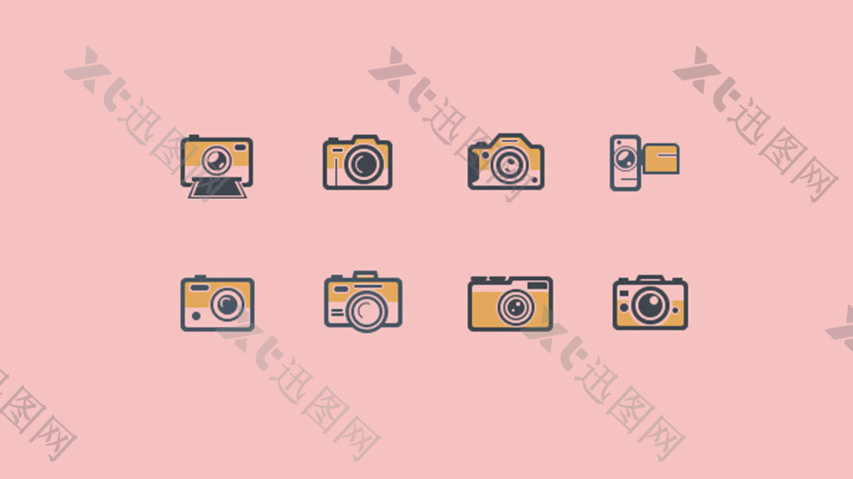 8款相机图标icon