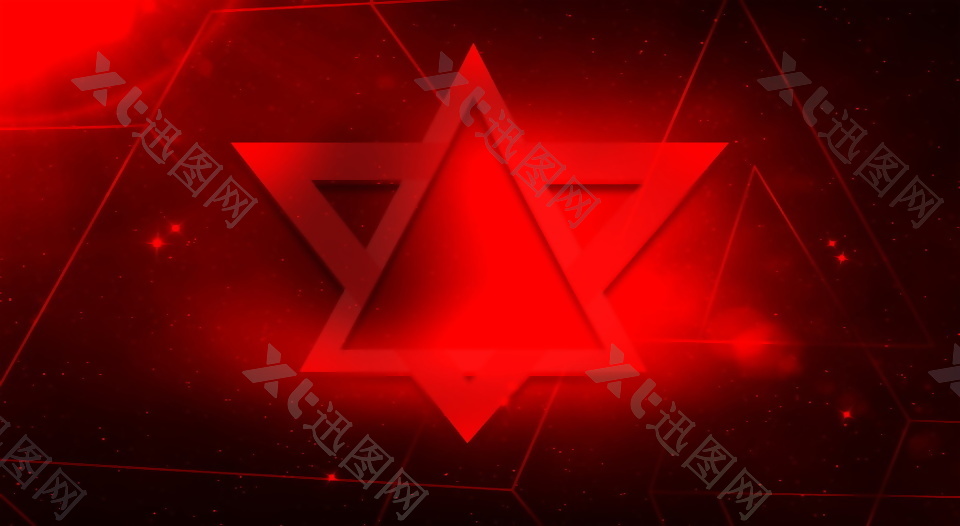 暗红色三角形背景素材