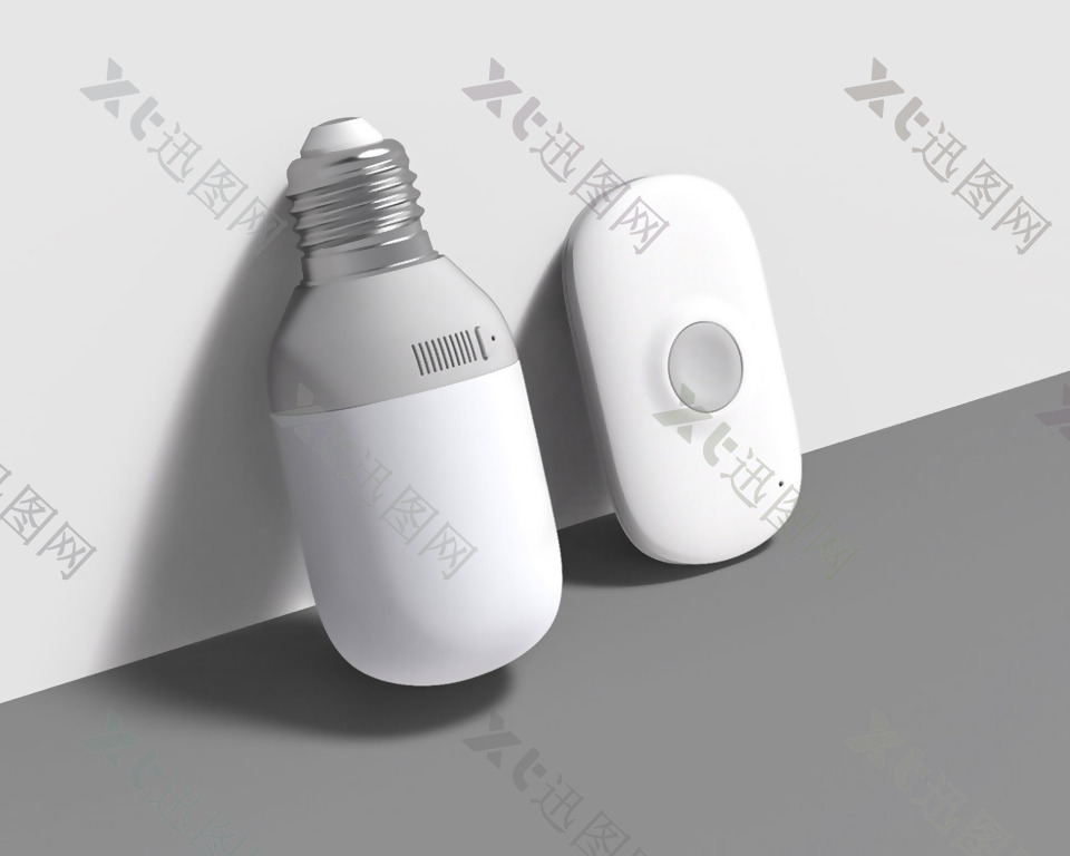 白色电灯泡创意产品工业JPG