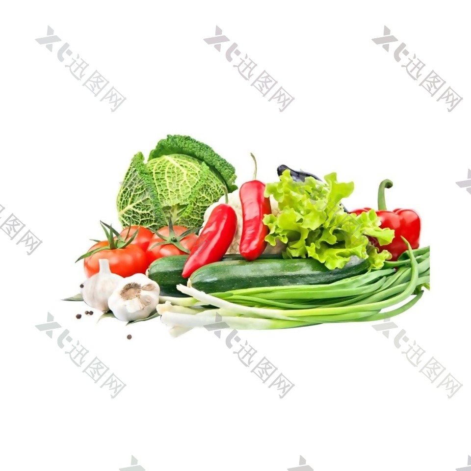 新鲜蔬菜元素
