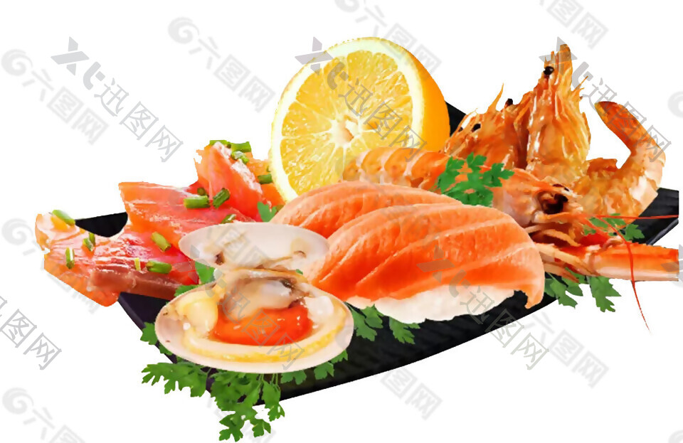 高端日式海鲜料理美食产品实物