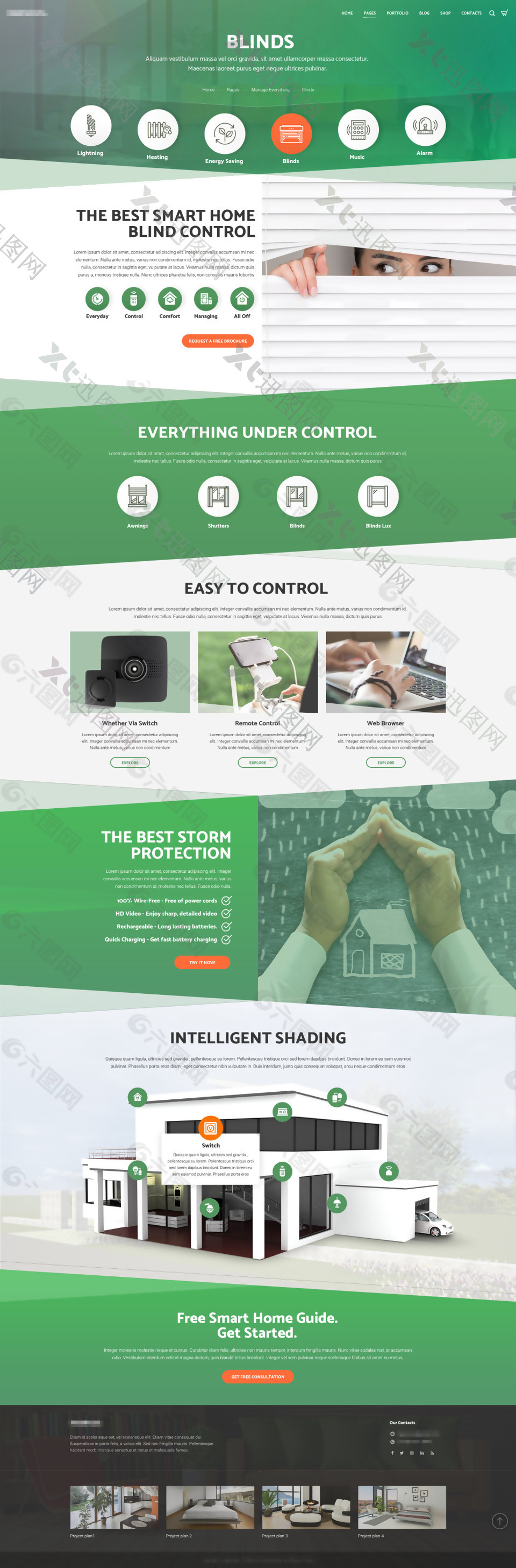 绿色的企业安防监控设备摄像头介绍