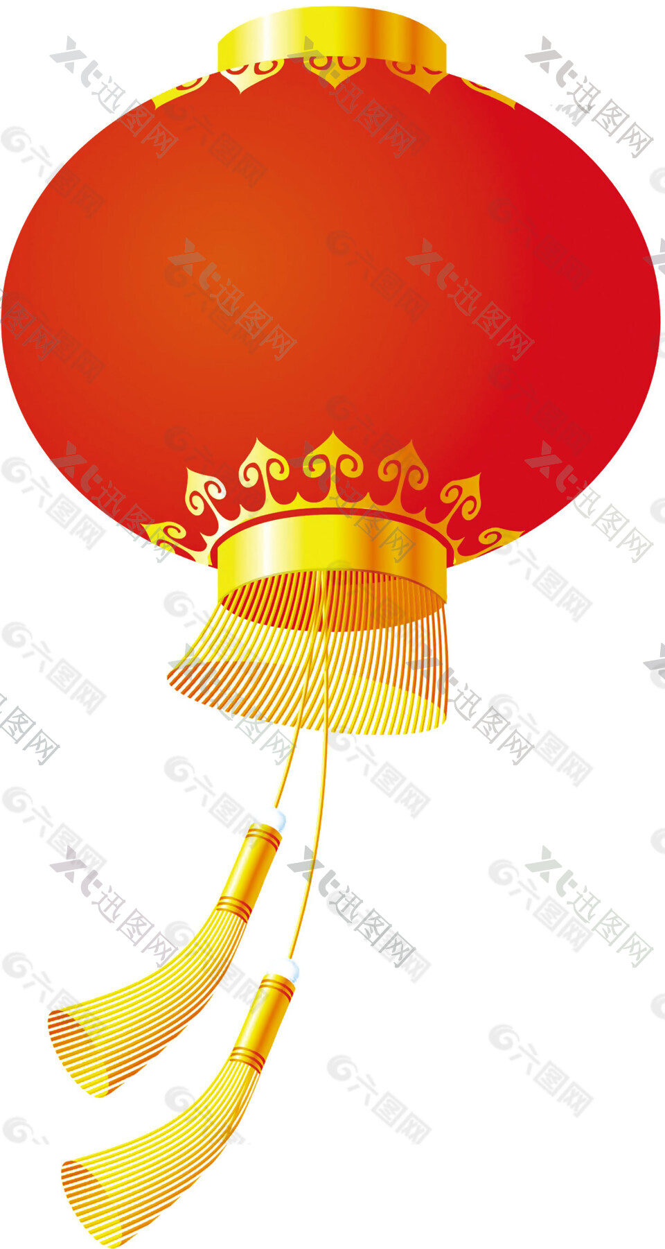 传统中式新年灯笼素材