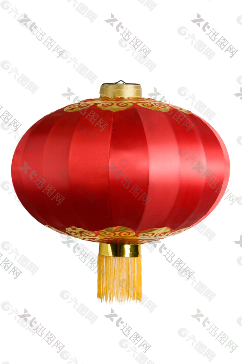 中式新年大红灯笼元素