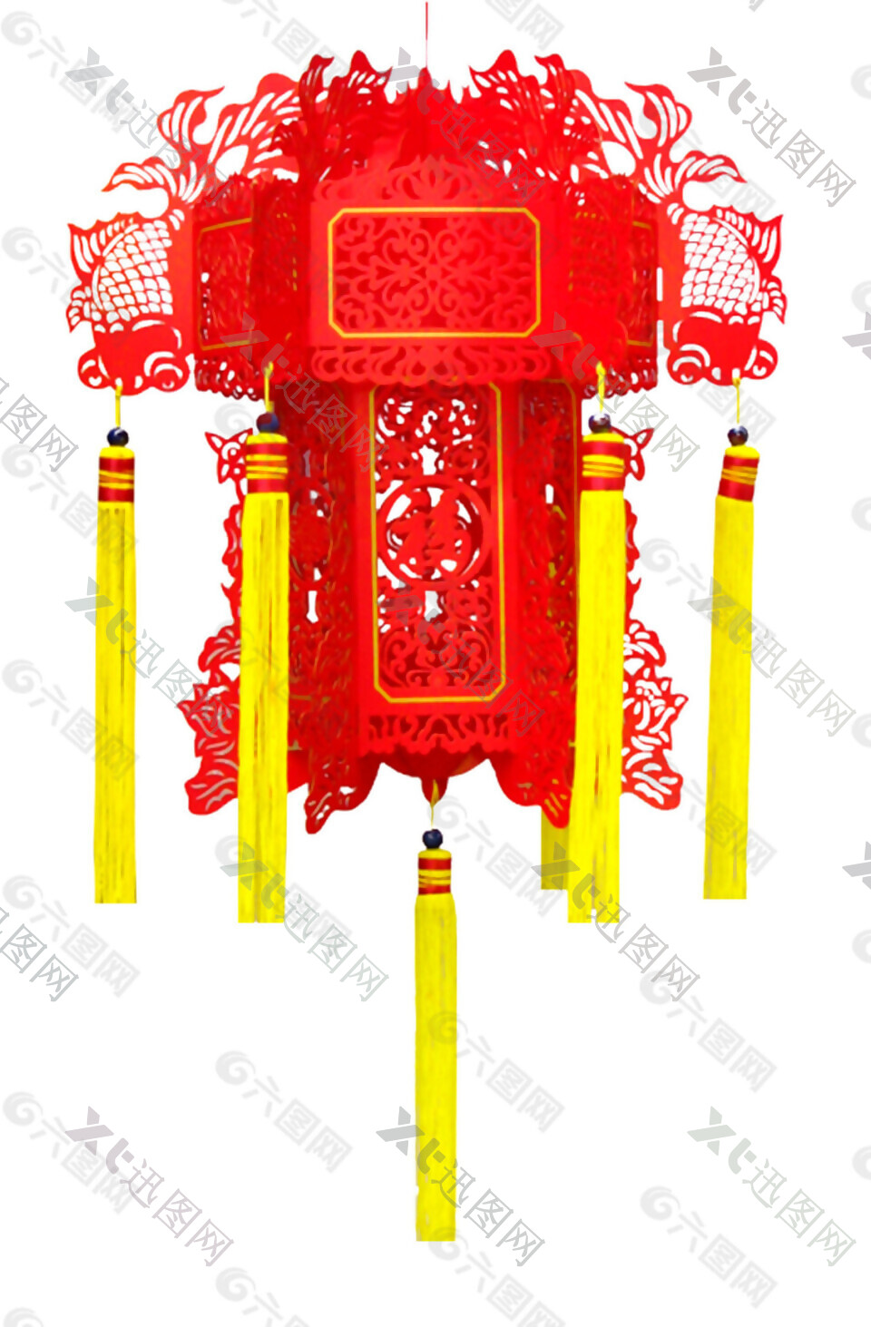 中国风精美喜庆灯笼元素设计