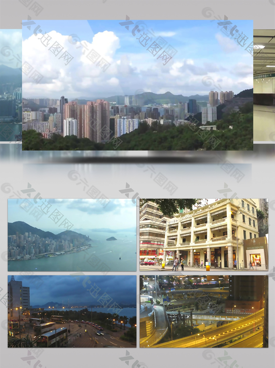 香港时间流逝城市旅游延时风光