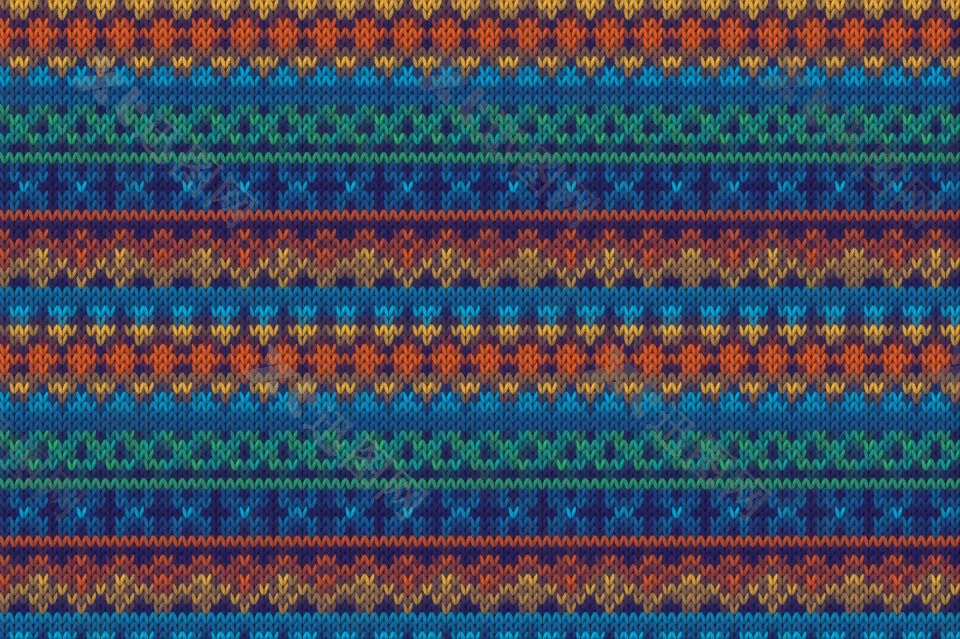 彩色花纹针织背景图片