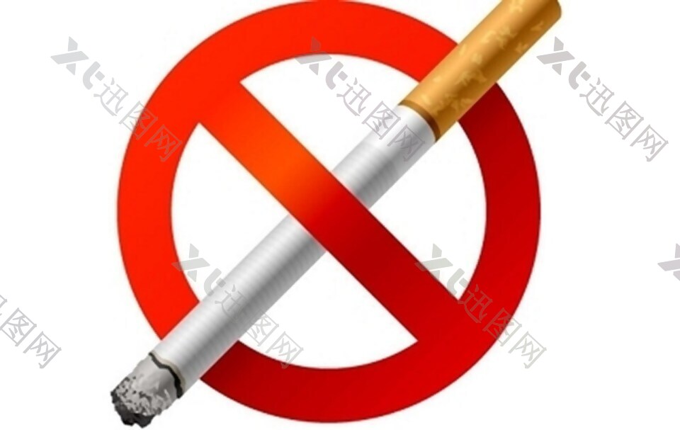 吸烟有害健康禁止吸烟的标志图标