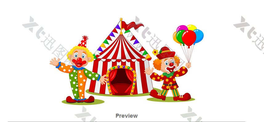 小丑气球儿童游乐场