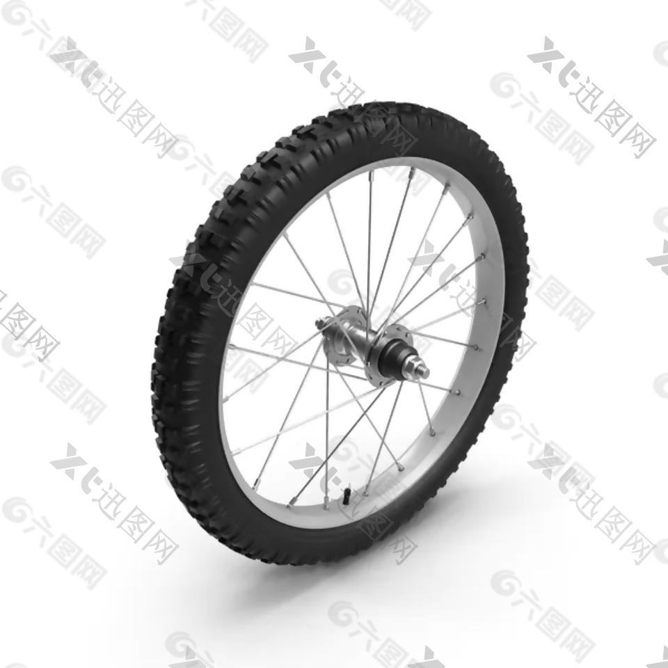 自行车轮胎工业元素设计