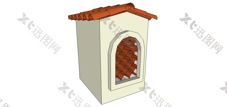 建筑效果图设计SKP素材