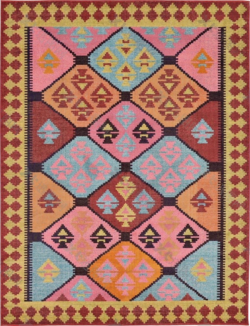 地毯坐垫图案布料