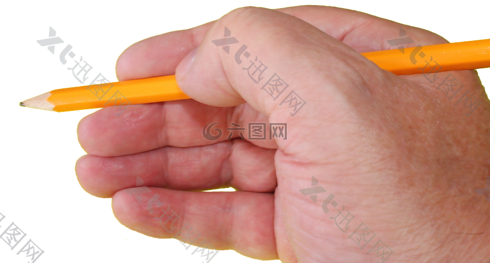 铅笔,手,png