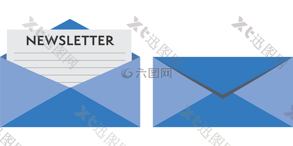 图标,信,新闻稿