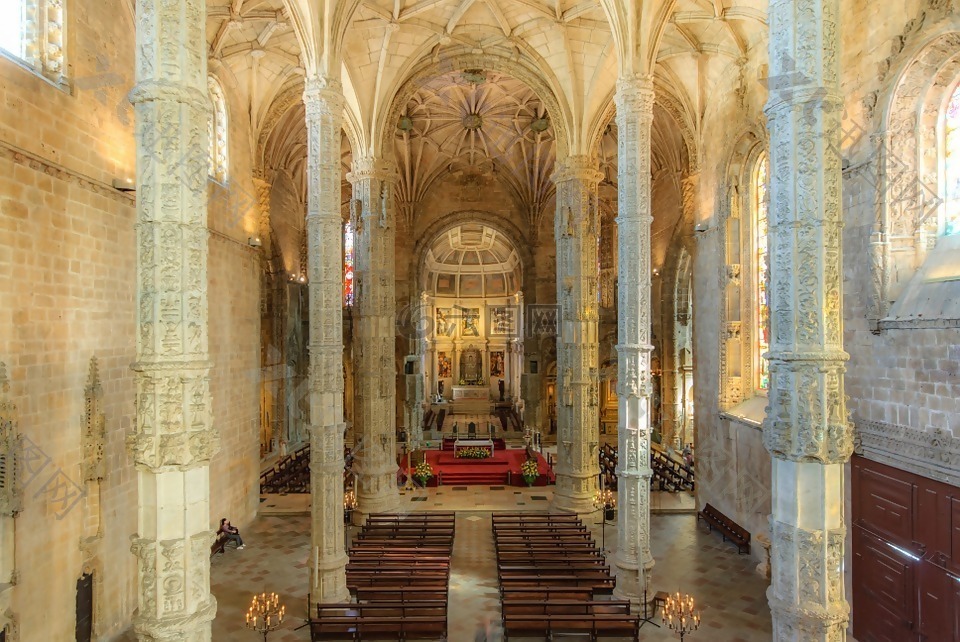 圣本托修道院 dos 圣哲罗姆,里斯本,葡萄牙