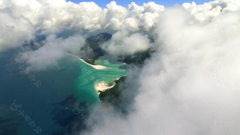 云层大气层云朵风景航拍