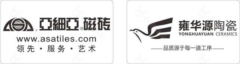 亚细亚及雍华源陶瓷logo