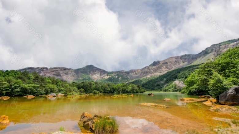 山脉风景视频背景