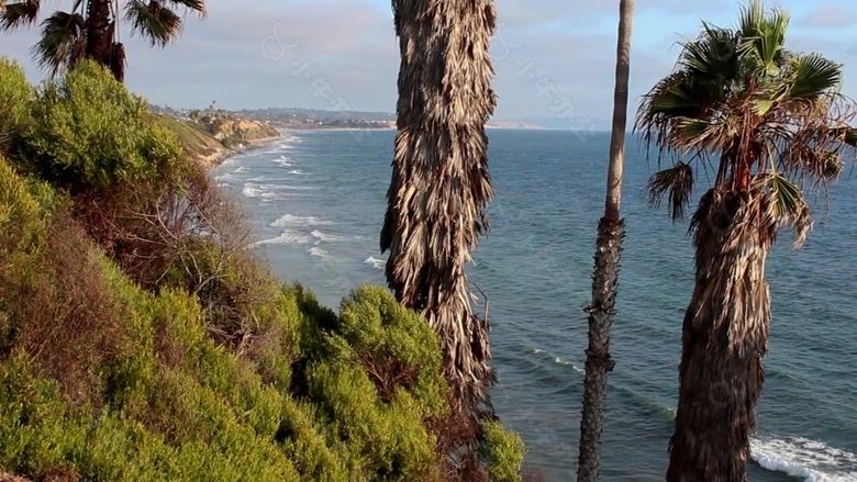 热带海边风景视频