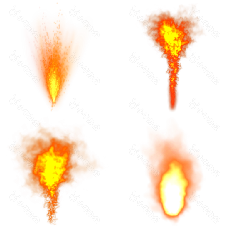 漂亮火焰免抠png透明图层素材
