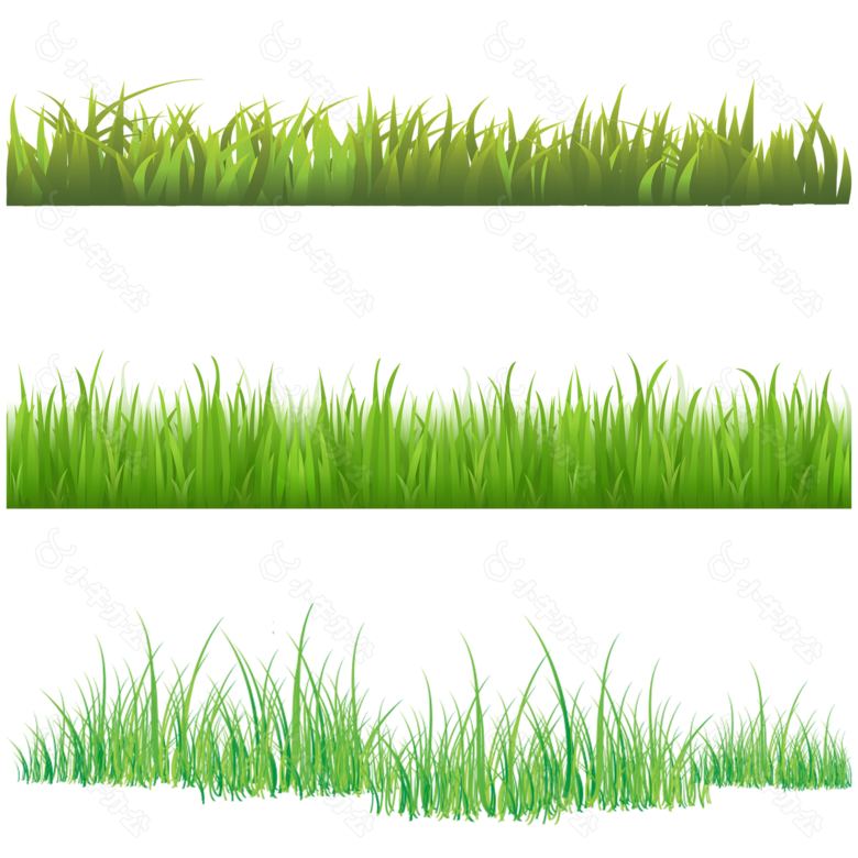 草地绿草免抠png透明图层素材