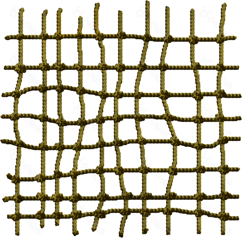 网格绳索免抠png透明图层素材