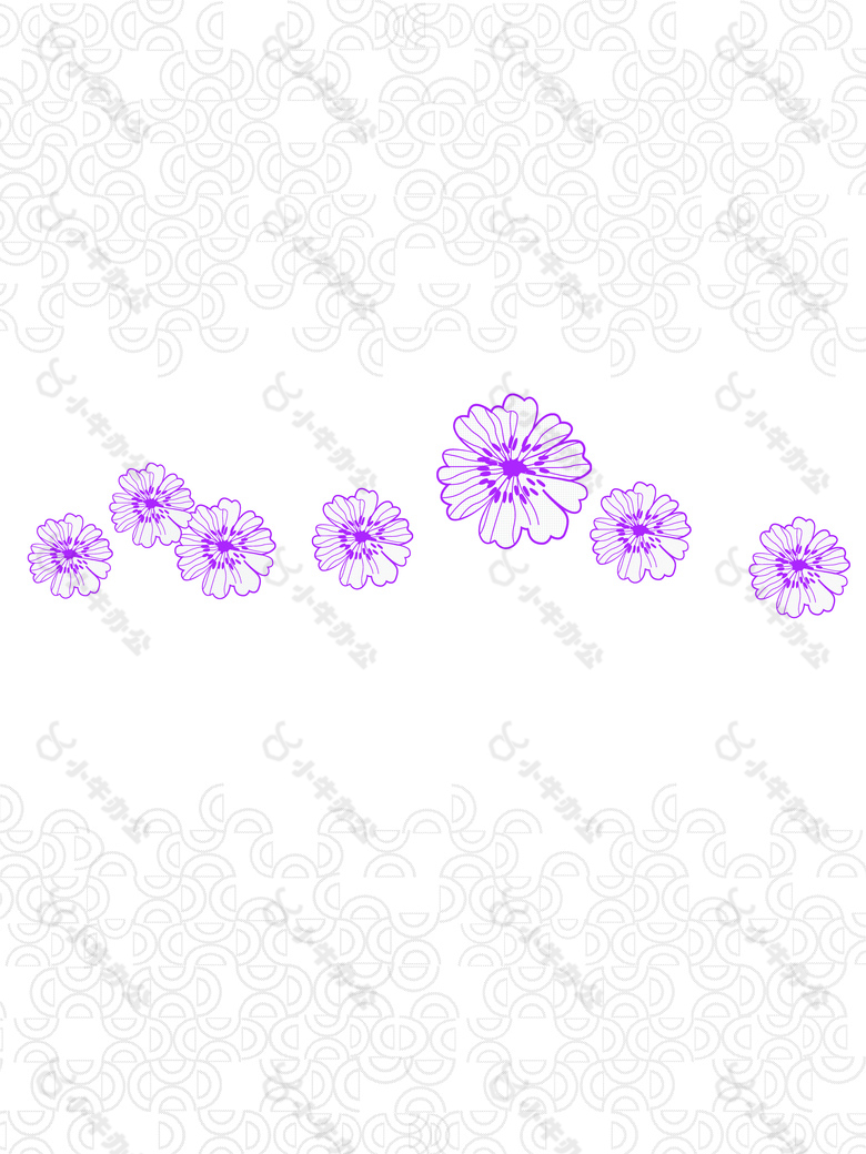 手绘花朵小花移门装饰画