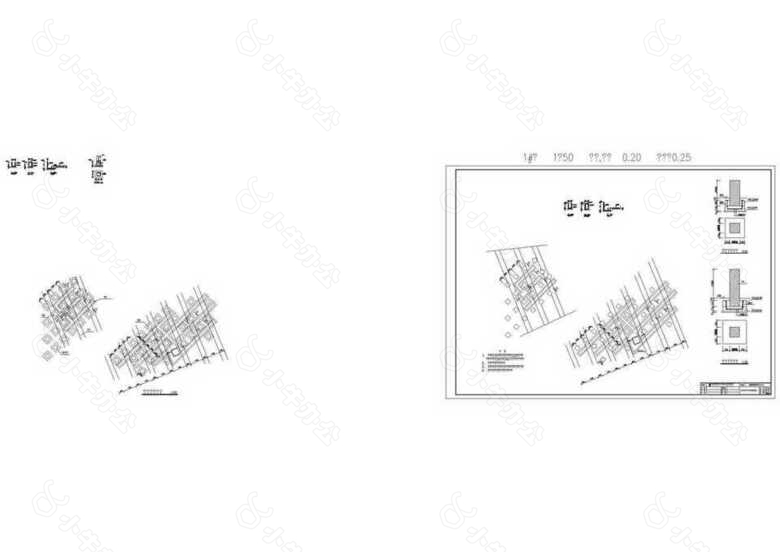 公园雾化喷泉CAD图纸