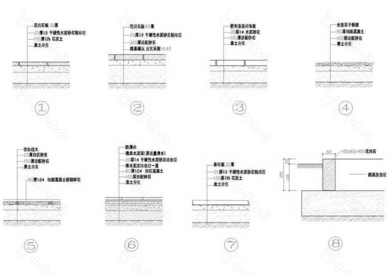 改造公园景观设计施工图纸