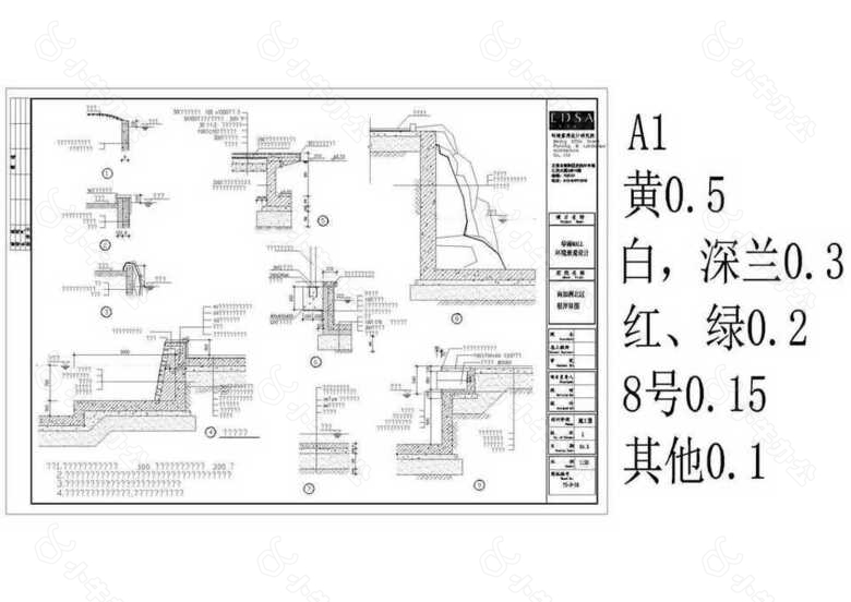 南加州北区驳岸详图