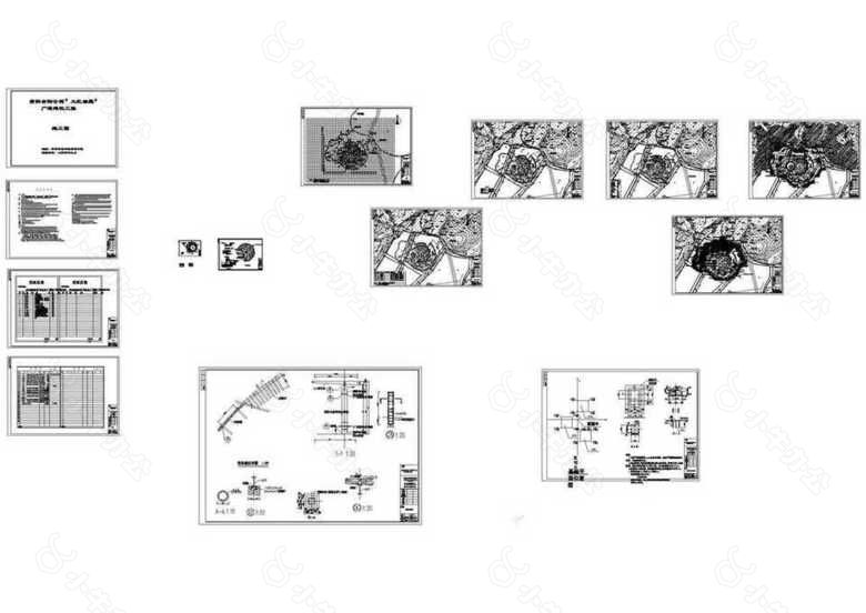 贵阳某公园施工图全套下载
