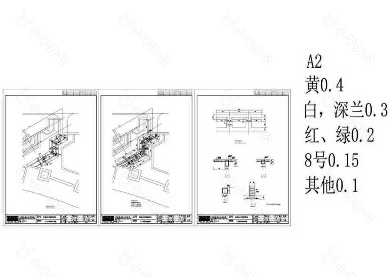 入口折桥CAD图纸