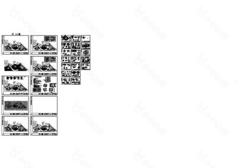 公园设计018CAD图纸