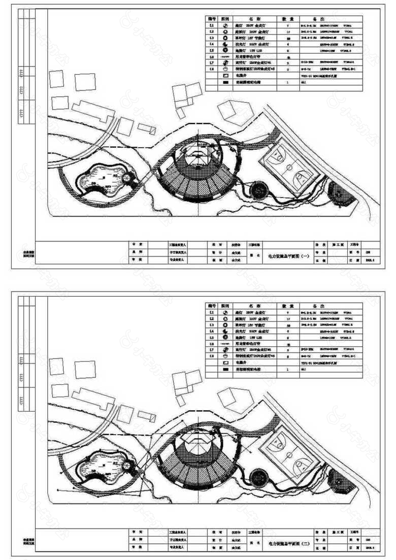 公园设计05-06CAD图纸