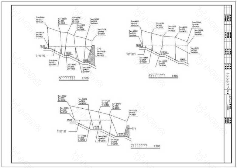 县级公园环境景观园施-12cad图纸