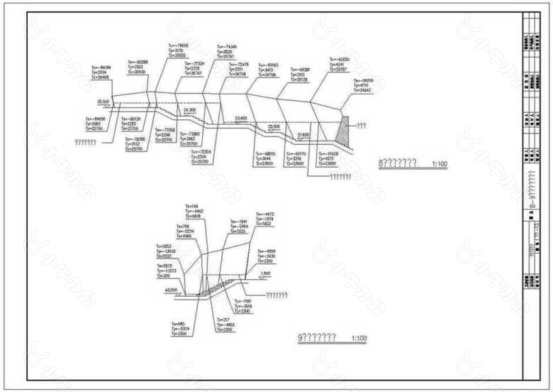 县级公园环境景观园施-13CAD图纸