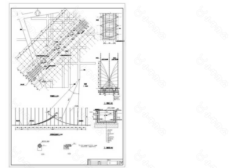 公园柱阵图纸
