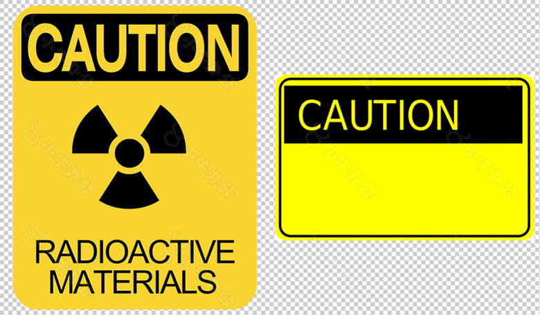 注意安全警示标志牌免抠png透明素材