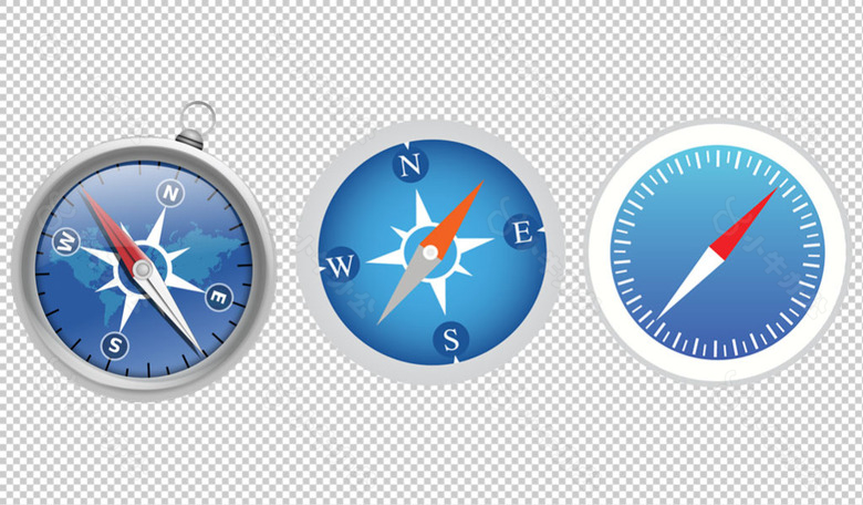 指南针图标免抠png透明图层素材